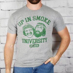 Licensed Cheech & Chong’s Up in Smoke University Graphic Tee